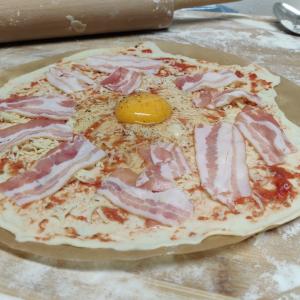 Frühstückspizza
