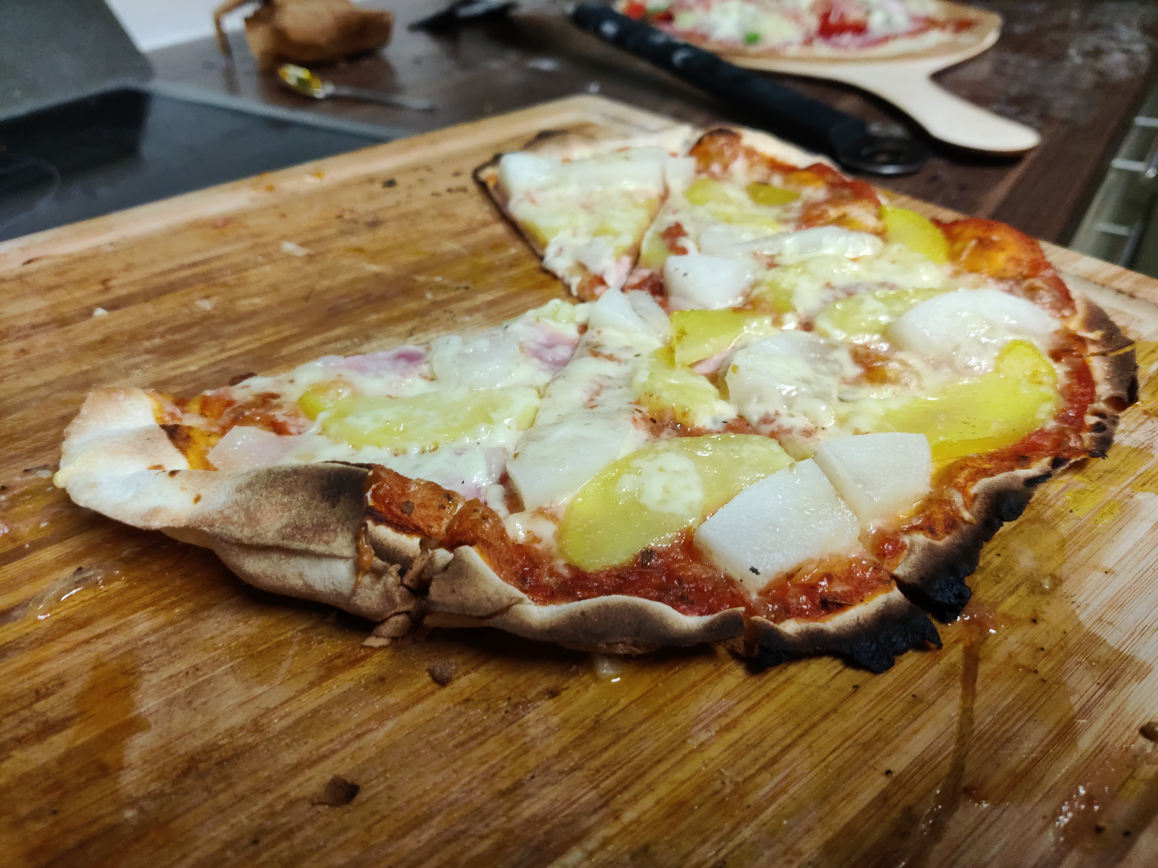 Pizza Frischkäse-Frühlingszwiebel
