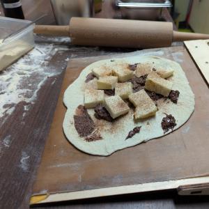 Pizza Käsekuchen